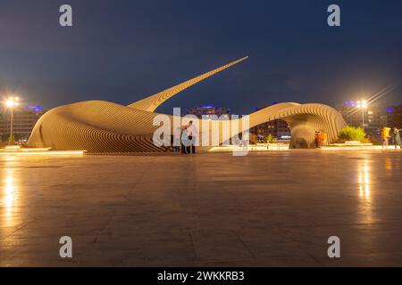 Veduta di Athar (il simbolo di profondo rispetto per le donne in Bahrein) Foto Stock