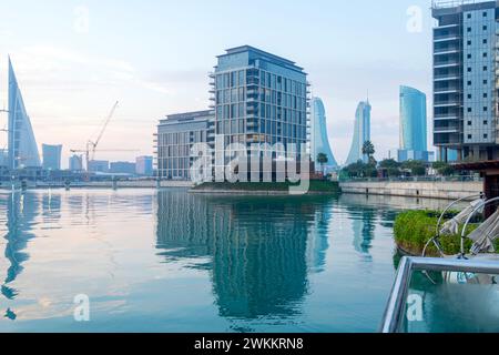 Una splendida vista del Four Seasons Hotel Manama Bahrain Foto Stock