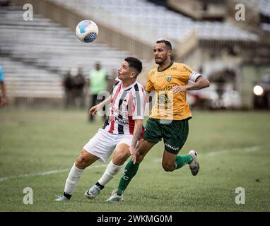 Teresina, Brasile. 21 febbraio 2024. PI - TERESINA - 02/21/2024 - COPA DO BRASIL 2024, RIVER-PI (foto di Weslley Douglas/AGIF/Sipa USA) crediti: SIPA USA/Alamy Live News Foto Stock