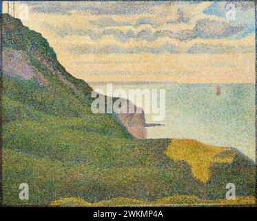 Seascape a Port-en-Bessin, Normandia. Georges Seurat.1888. Foto Stock