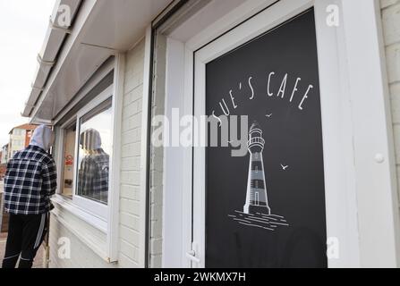 Caffetterie sulla Roker Riviera alla moda a Sunderland, su Tyne and Wear, ne Inghilterra, Regno Unito Foto Stock