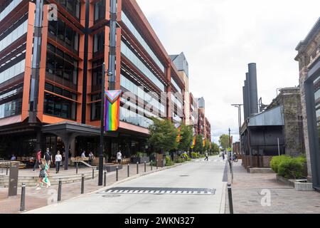 South Eveleigh Sydney, distretto commerciale di uffici tecnologici e biotecnologici, ex cantieri ferroviari governativi, nuovo Galles del Sud, Australia, 2024 Foto Stock