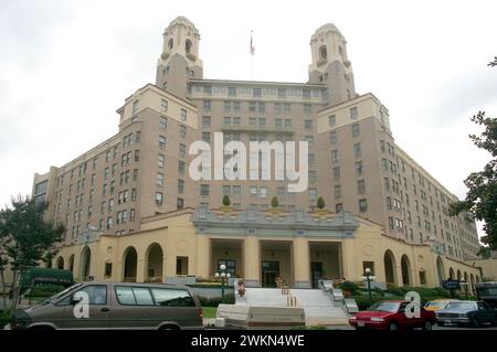 Hot Springs, Arkansas, USA, 1993. Esterno dell'Arlington Resort Hotel & Spa. Foto Stock