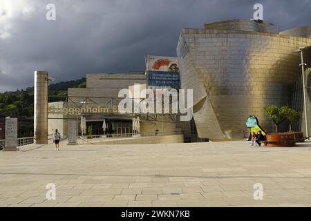 Museo Guggenheim di Bilbao Foto Stock