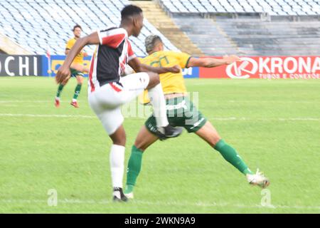 Teresina, Brasile. 21 febbraio 2024. RS valido per la prima fase della Coppa del Brasile, questo mercoledì (21), tenutasi allo Stadio Albertão, a sud di Teresina/PI. Crediti: José Itamar/FotoArena/Alamy Live News Foto Stock