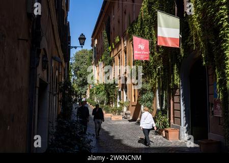 Via Margutta è considerata dalla maggior parte come la via più bella di Roma, Foto Stock