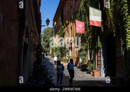 Via Margutta è considerata dalla maggior parte come la via più bella di Roma, Foto Stock