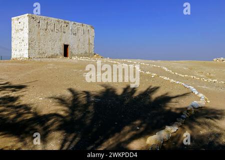 Sito archeologico di Ubar vicino a Shisr, Rub' al Khali, il quartiere vuoto, Oman. Foto Stock