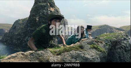 Peter Pan e Wendy Joshua Pickering, Jacobi Jupe, Ever Anderson e Alexander Molony Foto Stock