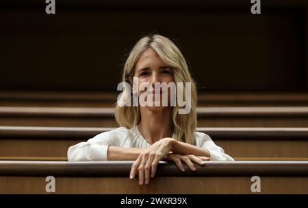 Madrid, 12/07/2023. Intervista con il vice e vice portavoce del PP al Congresso dei deputati, Cayetana Álvarez de Toledo. Foto: Jaime García. ARCHDC. Crediti: Album / Archivo ABC / Jaime García Foto Stock