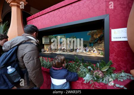 Córdoba, 12/26/2023. Presepe nella chiesa collegiata di San Hipólito. Foto: Valerio Merino. Arciore. Crediti: Album / Archivo ABC / Valerio Merino Foto Stock