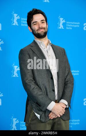 Michael Parets beim Photocall zum Kinofilm "Spaceman" auf der Berlinale 2024 / 74. Internationale Filmfestspiele Berlin im Hotel Grand Hyatt. Berlino, 21.02.2024 Foto Stock