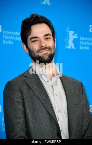 Michael Parets beim Photocall zum Kinofilm "Spaceman" auf der Berlinale 2024 / 74. Internationale Filmfestspiele Berlin im Hotel Grand Hyatt. Berlino, 21.02.2024 Foto Stock