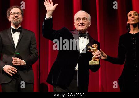 Martin Scorsese bei der Verleihung des Goldenen Ehrenbären an Martin Scorsese auf der Berlinale 2024 / 74. Internationale Filmfestspiele Berlin im Berlinale Palast. Berlino, 20.02.2024 Foto Stock