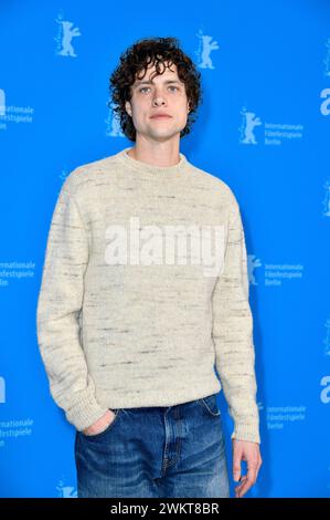Douglas Smith beim Photocall zum Kinofilm 'Seven Veils' auf der Berlinale 2024 / 74. Internationale Filmfestspiele Berlin im Hotel Grand Hyatt. Berlino, 22.02.2024 Foto Stock
