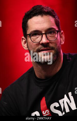 Tom Ellis ( serie Lucifer - Lucifer Morningstar ) partecipa al Magic con 2019, 28.04.19, Maritim Hotel Bonn / Bad Godesberg, Foto Stock