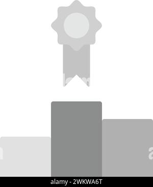 Icona del vincitore immagine vettoriale. Illustrazione Vettoriale