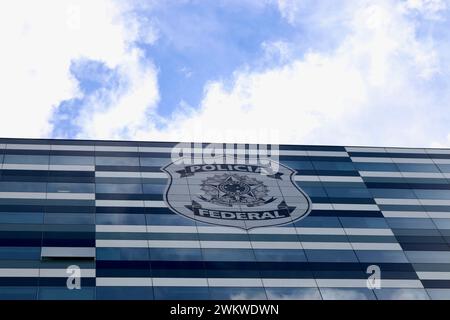 Brasilia, Distrito Federal, Brasile. 22 febbraio 2024. Brasile a Brasilia. (Foto: Frederico Brasil/Thenews2/Zumapress) (immagine di credito: © Frederico Brasil/TheNEWS2 via ZUMA Press Wire) SOLO PER USO EDITORIALE! Non per USO commerciale! Foto Stock