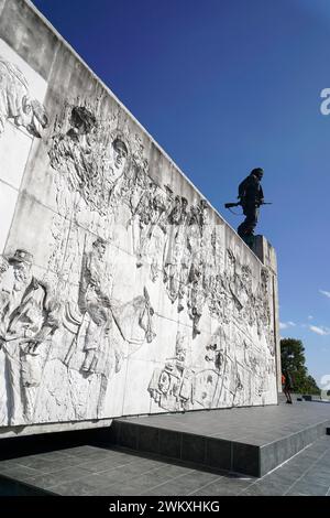 Monumento Memorial del Ernesto che Guevara, statua in bronzo alta 6 metri, Santa Clara, Cuba, grandi Antille, Caraibi, America centrale, America Foto Stock