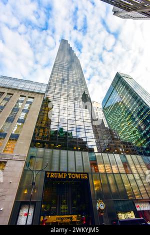 Trump Tower a New York City Foto Stock