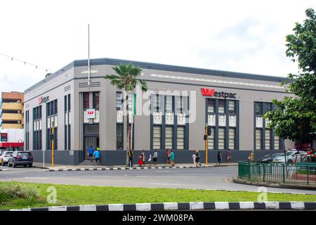 Westpac Bank, Scott Street, Suva, viti Levu, Repubblica delle Figi Foto Stock