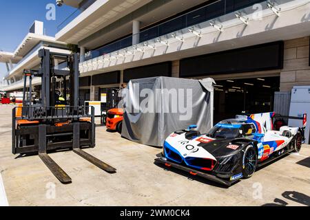 15 VANTHOOR Dries (bel), MARCIELLO Raffaele (swi), WITTMANN Marco (ger), BMW M Team WRT, BMW Hybrid V8, ambiance durante il Prologo del Campionato Mondiale Endurance 2024 FIA, dal 24 al 26 febbraio 2024 sul circuito Internazionale Losail di Lusail, Qatar - foto Julien Delfosse / DPPI Foto Stock