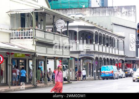 Colonial Gokals e Jack's Suva Buildings, Renwick Road, Suva, viti Levu, Repubblica delle Figi Foto Stock