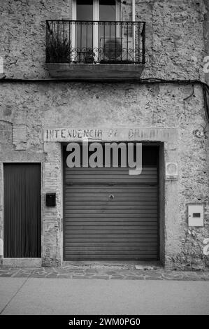 L'Intendencia o magazzino di rifornimenti delle XV Brigate internazionali a Marçà, in Catalogna, utilizzato durante l'offensiva dell'Ebro dal luglio al novembre 1938 Foto Stock