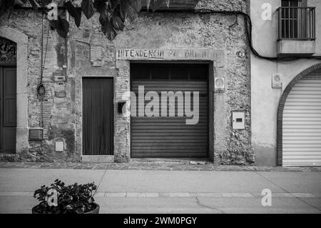 L'Intendencia o magazzino di rifornimenti delle XV Brigate internazionali a Marçà, in Catalogna, utilizzato durante l'offensiva dell'Ebro dal luglio al novembre 1938 Foto Stock