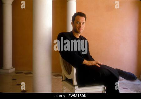 3832224 Tom Hanks; (add.info.: Lido di Venezia, Mostra del Cinema di Venezia 1994. Attore americano Tom Hanks / Lido di Venezia, Mostra del Cinema di Venezia 1994. L'attore Tom Hanks); © Marcello Mencarini. Tutti i diritti riservati 2024. Foto Stock