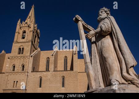 3833201 Chiesa collegiale di San Lorenzo; (add.info.: Chiesa Collégiale Saint Laurent, dove si trova la tomba di Nostradamus, Salon-de-Provence (Francia)); © Marcello Mencarini. Tutti i diritti riservati 2024. Foto Stock