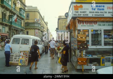 4065892 Malta, la Valletta; (add.info.: la Valletta 1985); © Marcello Mencarini. Tutti i diritti riservati 2024. Foto Stock