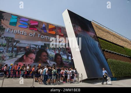 4066596 Milano Expo 2015, Italia; (add.info.: Milano Expo 2015. Padiglione israeliano / Expo Milano 2015. Padiglione israeliano - © Marcello Mencarini); © Marcello Mencarini. Tutti i diritti riservati 2024. Foto Stock