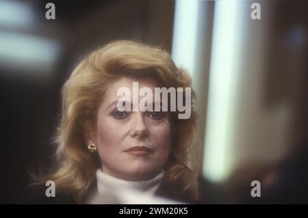 MME4755921 Catherine Deneuve; (add.info.: attrice francese Catherine Deneuve, circa 1985); © Marcello Mencarini. Tutti i diritti riservati 2024. Foto Stock