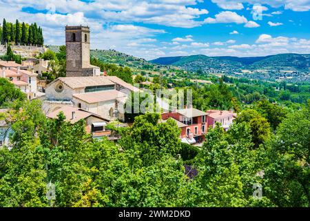 Paesaggio urbano. Brihuega, la Alcarria, Guadalajara, Castilla la Mancha, Spagna, Europa Foto Stock