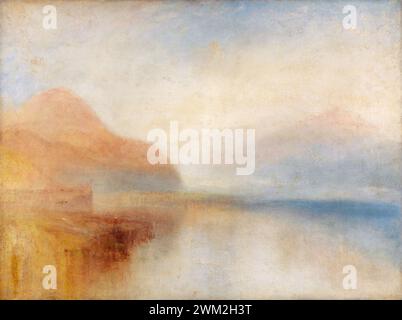 Inverary Pier, Loch Fyne: Mattina. Joseph Mallord, William Turner. ca. 1845. Foto Stock