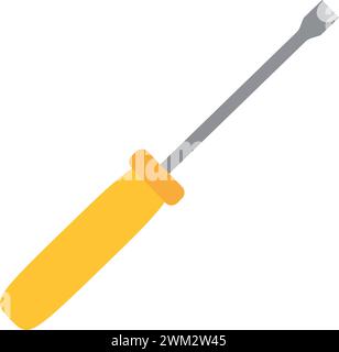 Cacciavite isolato Icon Vector Illustrazione Vettoriale