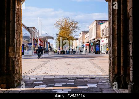 Sopra Bar Street, Southampton, Hampshire, Inghilterra, Regno Unito, Regno Unito, Europa Foto Stock