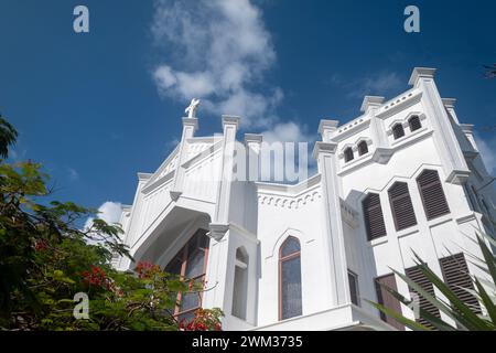 Dettagli architettonici, Chiesa Episcopalea di San Paolo, Key West, Florida, Stati Uniti Foto Stock