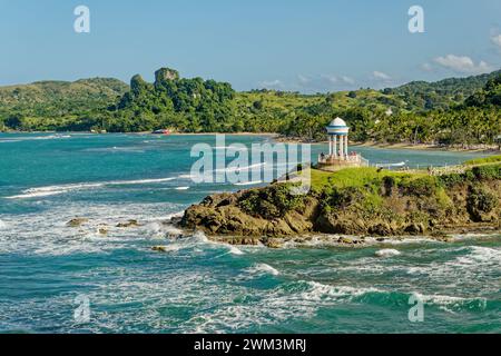 REPUBBLICA DOMINICANA - 1 gennaio 2024: La Repubblica Dominicana occupa metà dell'isola di Hispaniola con Haiti. È diventato uno dei più populisti Foto Stock