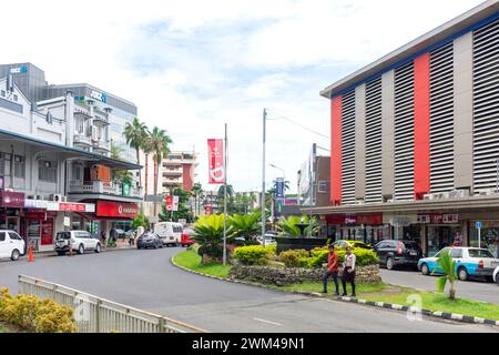 Scott Street, Suva, viti Levu, Repubblica delle Figi Foto Stock