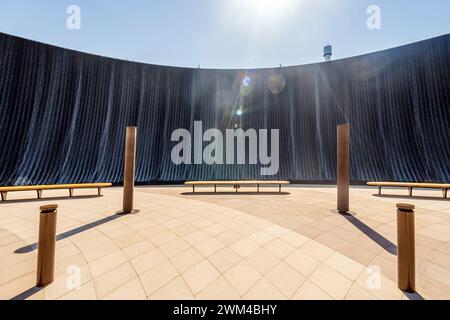 Dubai, Emirati Arabi Uniti. 29 novembre 2022: Expo 2020 Dubai Water Feature, fontana monumentale nel Jubilee Park Foto Stock