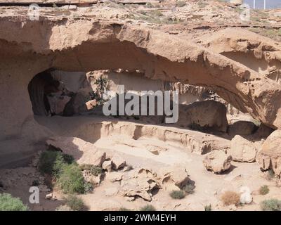 Arco de Tajao (Arico, Tenerife, Isole Canarie, Spagna) Foto Stock