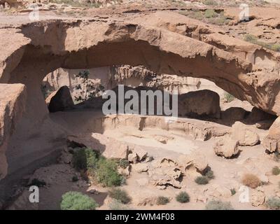 Arco de Tajao (Arico, Tenerife, Isole Canarie, Spagna) Foto Stock