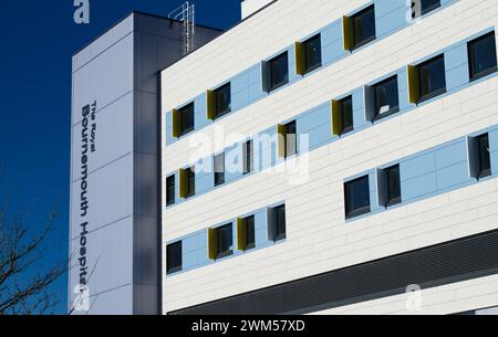 New BEACH, nascite, pronto soccorso e terapia intensiva, Childrens Health Building Wing costruito utilizzando intelligenza artificiale, intelligenza artificiale, il Royal Bournemouth Hospital Foto Stock