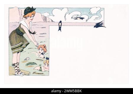 Cartolina di Jacques Wély (1873-1910) (34465632562). Foto Stock