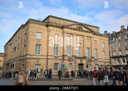 Edimburgo Scozia, Regno Unito 24 febbraio 2024. Posizione generale della Corte Suprema. credito sst/alamy notizie in diretta Foto Stock