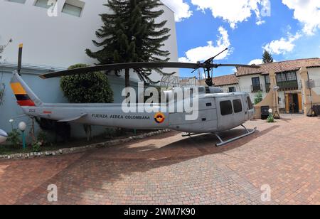 Bogotà, Colombia. 10-01- 2024. Visita il Museo militare e storico di Bogotà. Foto di: José Bula Urrutia Foto Stock