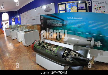 Bogotà, Colombia. 10-01- 2024. Visita il Museo militare e storico di Bogotà. Foto di: José Bula Urrutia Foto Stock