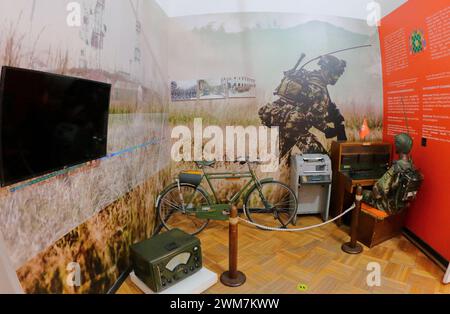 Bogotà, Colombia. 10-01- 2024. Visita il Museo militare e storico di Bogotà. Foto di: José Bula Urrutia Foto Stock